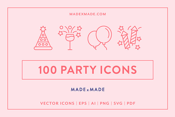 Line Icons – Party