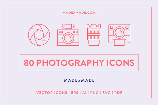 Line Icons – Photography