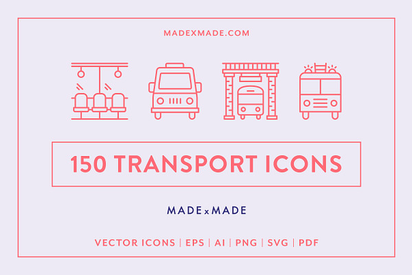 Line Icons – Transport
