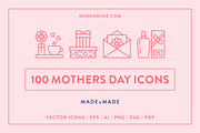 Line Icons – Mothers Day