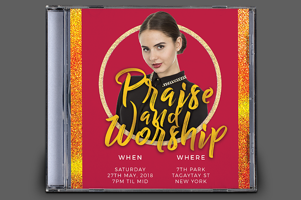 Praise and Worship CD Album Artwork