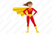 Superhero Woman Cartoon