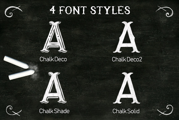 Chalk SVG font in Chalkboard Fonts - product preview 1