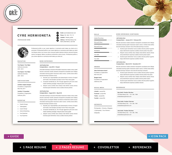 Resume Template | CV Template - 04 in Resume Templates - product preview 2