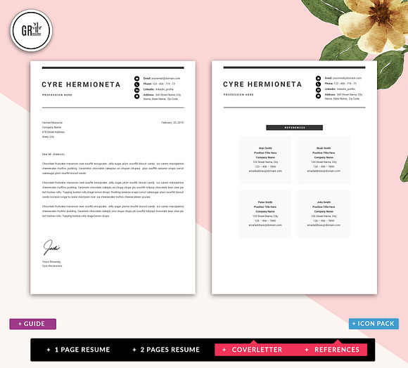Resume Template | CV Template - 04 in Resume Templates - product preview 3