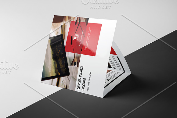 Square Trifold Brochure V868 in Brochure Templates - product preview 2