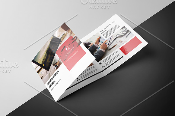 Square Trifold Brochure V868 in Brochure Templates - product preview 4