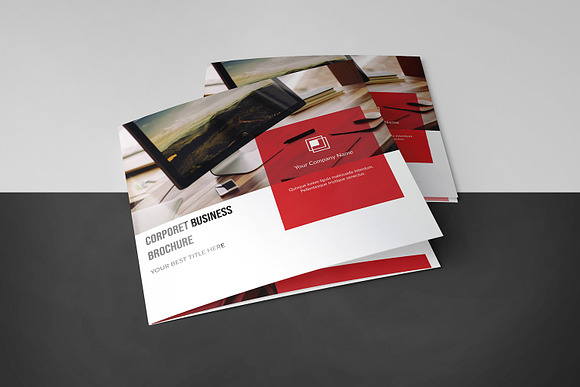 Square Trifold Brochure V868 in Brochure Templates - product preview 5