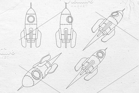3d Rocket Pack in Illustrations - product preview 2