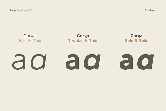 Gorga Grotesque in Roman Fonts - product preview 1