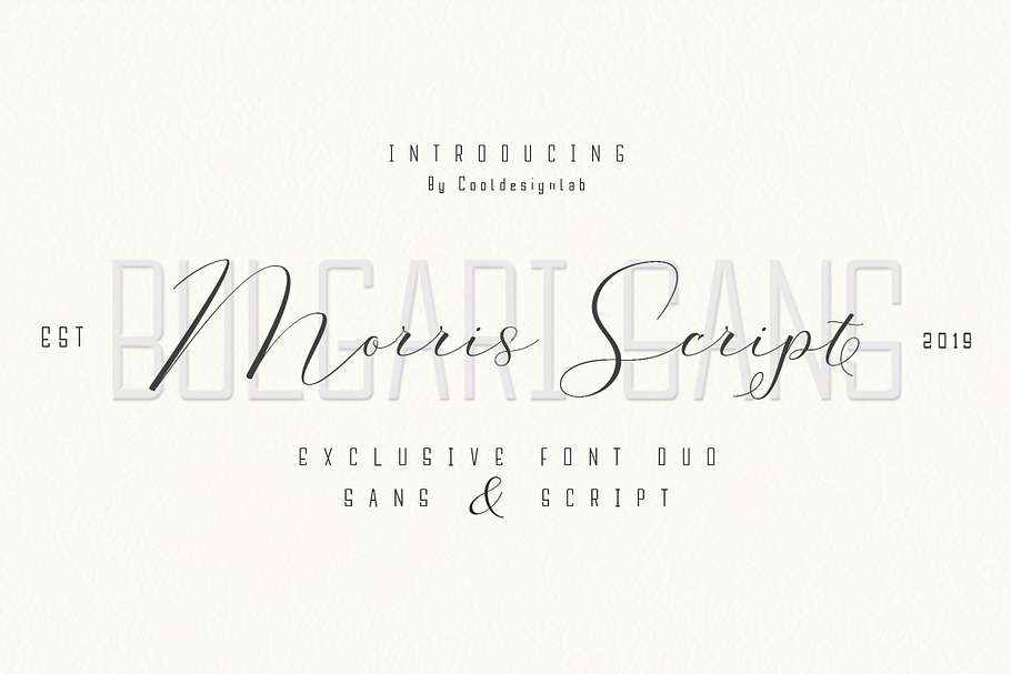 Morris Script | Font Duo
