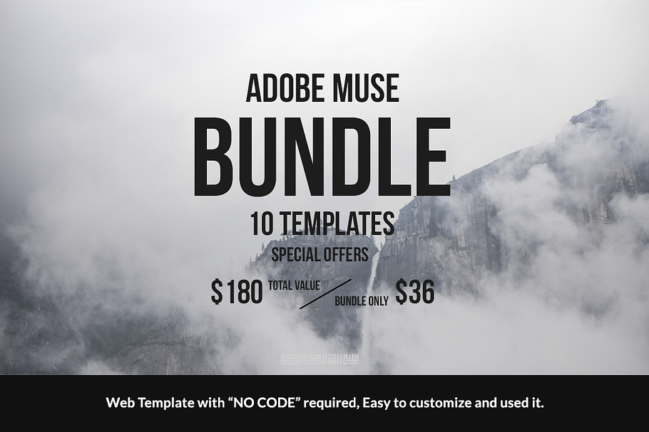 Adobe Muse Bundle - 10 Templates in Themes - product preview 8