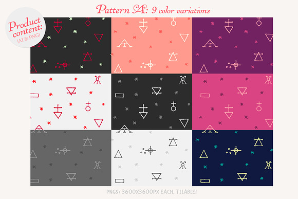 Alchemia et Astra graphics/patterns in Illustrations - product preview 9