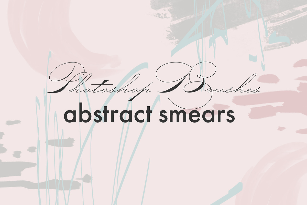 Abstract smears - PS Brushes in Add-Ons - product preview 8