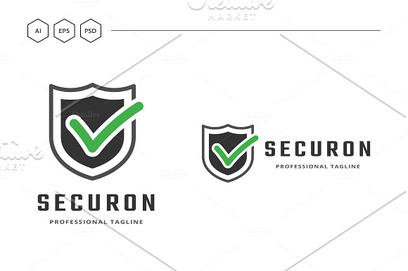 Securon Logo in Logo Templates - product preview 3