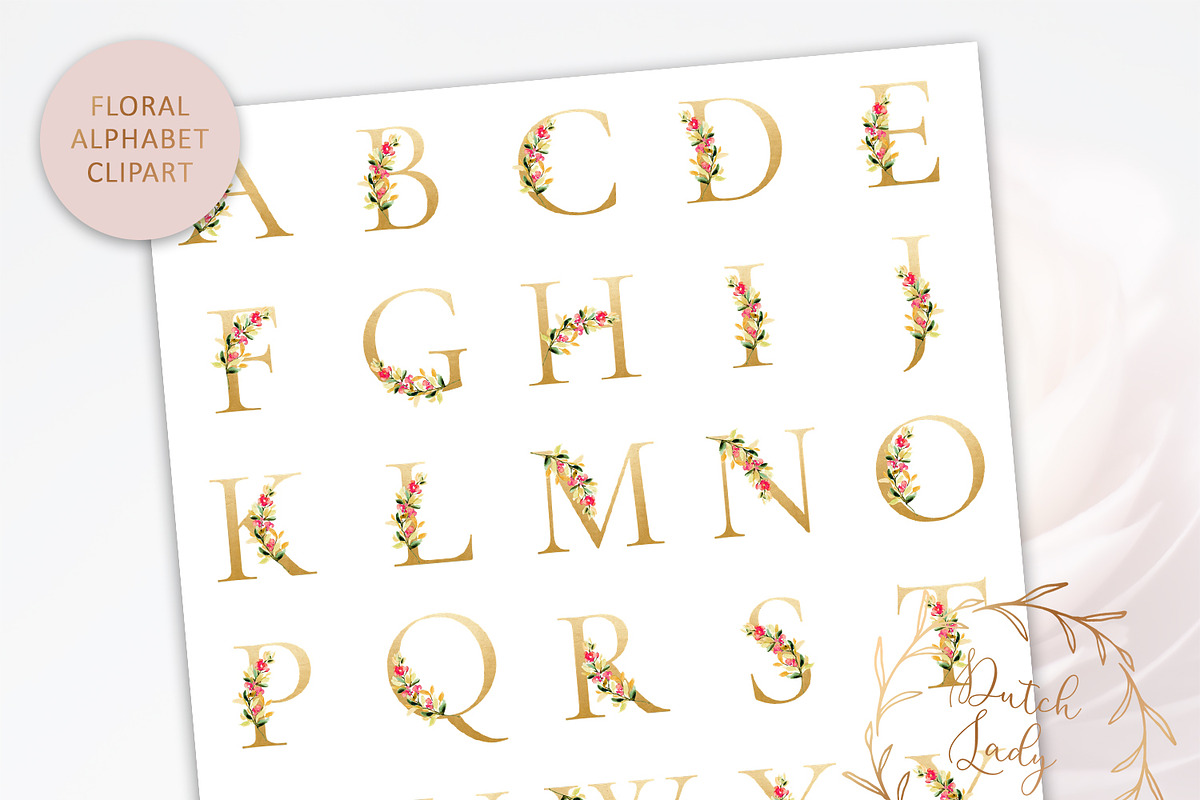 Alphabet & Number Clipart Set #2 in Illustrations - product preview 8
