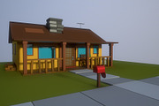 Low Poly Old house