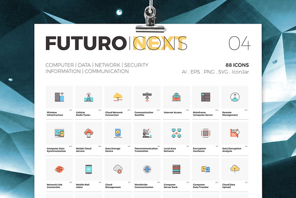 Futuro Next Icons / IT Pack in Server Icons - product preview 5