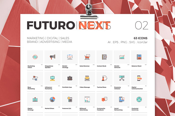 Futuro Next Icons / Marketing Pack in Marketing Icons - product preview 4