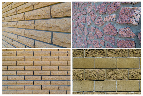 Bricks, fence and greenery in Textures - product preview 10