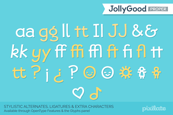 JollyGood Proper Essentials in Comic Sans Fonts - product preview 6