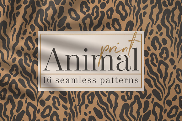 Animal Print Seamless Patterns in Patterns - product preview 8