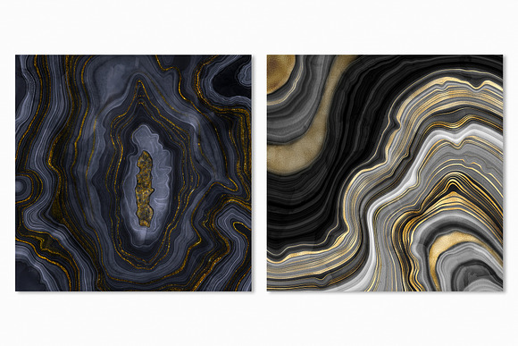 Gold Veined Agate Stone Textures in Textures - product preview 15