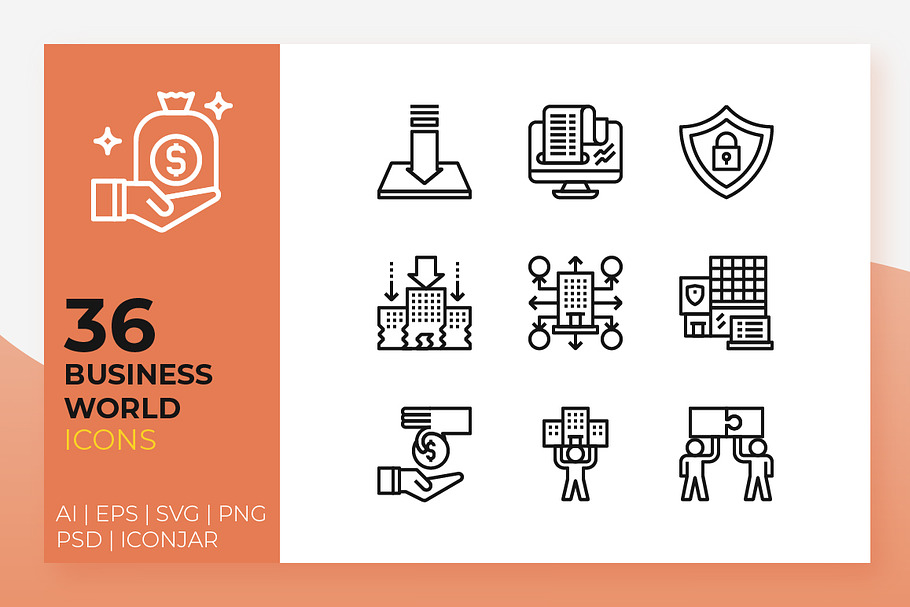 Business World Icons in Icons - product preview 8