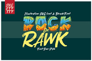 ROCK on RAWK | SVG Font Duo
