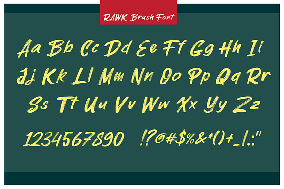 ROCK on RAWK | SVG Font Duo in Symbol Fonts - product preview 1