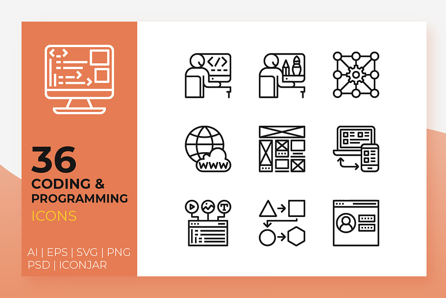 Coding & Programming Icons in Icons - product preview 8