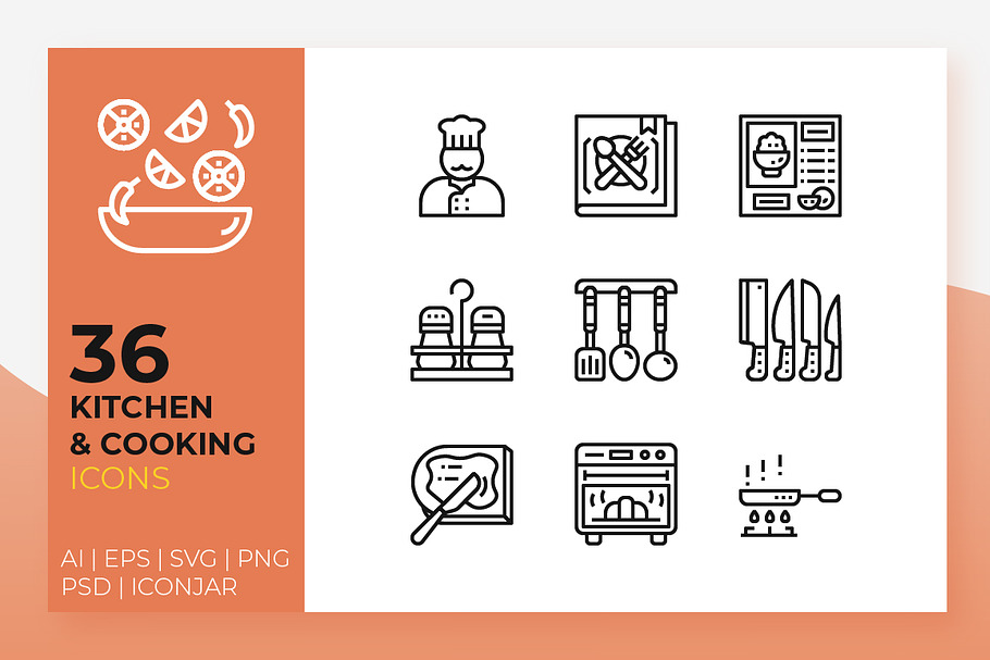 Kitchen & Cooking Icons in Icons - product preview 8