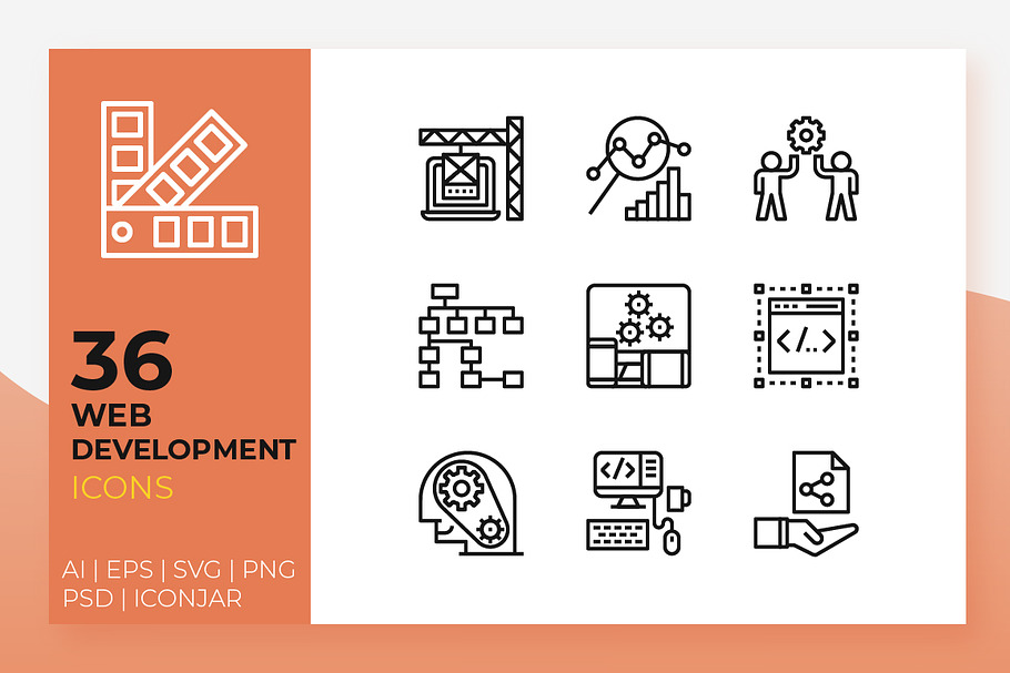 Web Development Icon in Icons - product preview 8