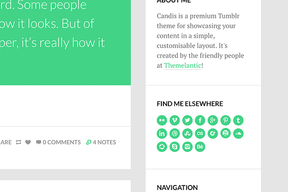 Candis Tumblr Theme in Tumblr Themes - product preview 1