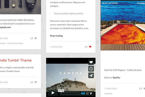 Memories Tumblr Theme in Tumblr Themes - product preview 1