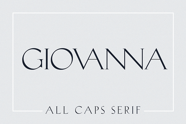 Giovanna - Luxury Serif
