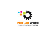 Pixelar Work Logo Template