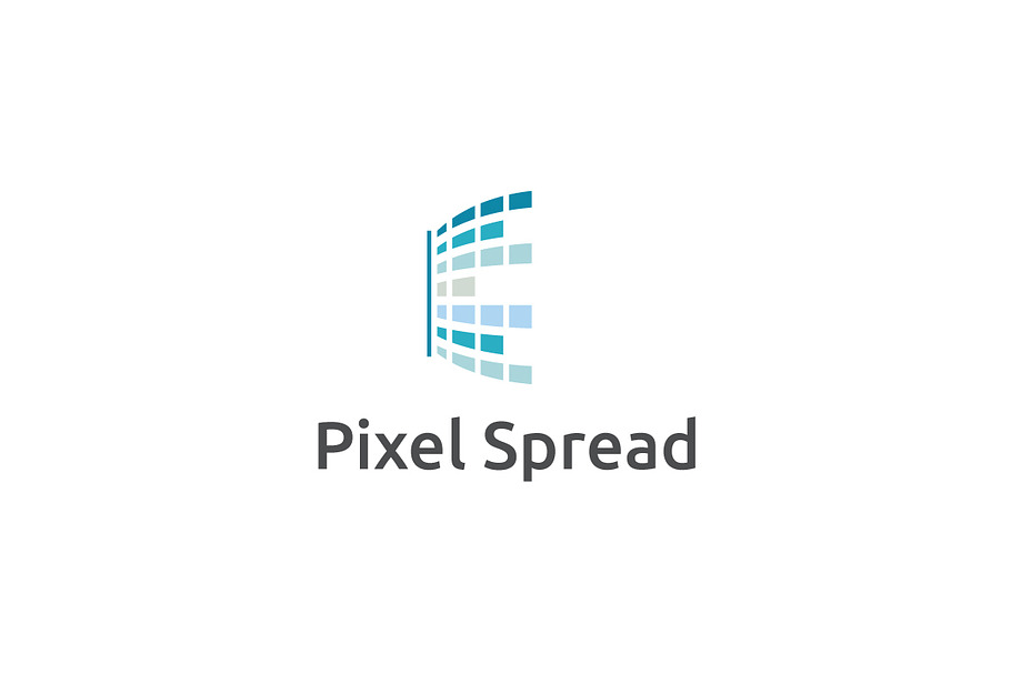 Pixel Spread Logo Template