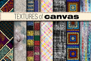 20 seamless canvas textures