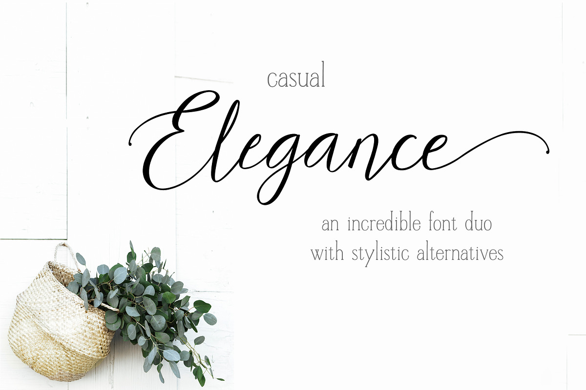 Casual Elegance - Script font in Elegant Fonts - product preview 8
