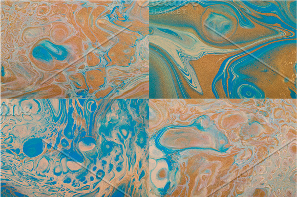 50 Sea marbling textures in Textures - product preview 3