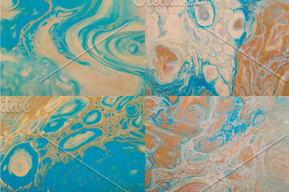 50 Sea marbling textures in Textures - product preview 4