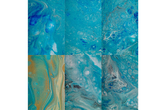 50 Sea marbling textures in Textures - product preview 12