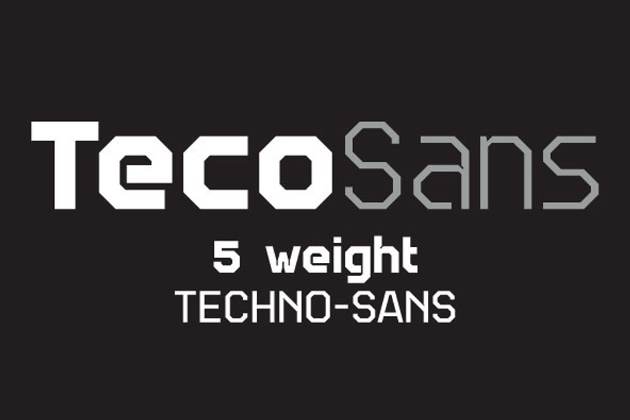 Teco Sans Complete in Sans-Serif Fonts - product preview 8