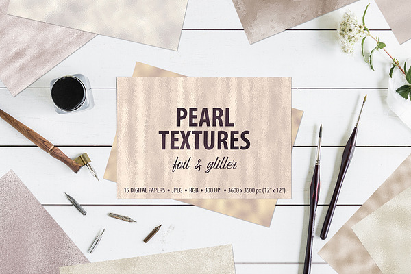 Pearl Foil & Glitter Textures