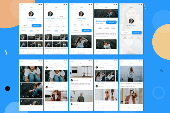 Chatty Mobile UI Kit in UI Kits and Libraries - product preview 4