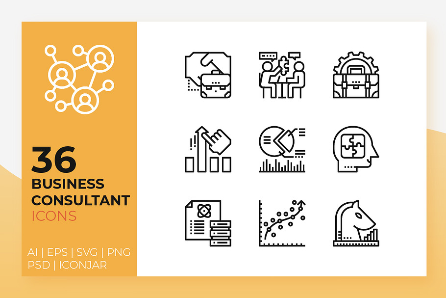 Business Consultant Icons