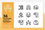 Customer Loyalty Program Icons
