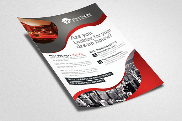 Real Estate City Flyers Templates in Flyer Templates - product preview 1