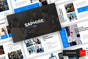 Saphire - Pitch Deck PowerPoint